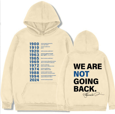 New European And American Letter Printed Hoodie