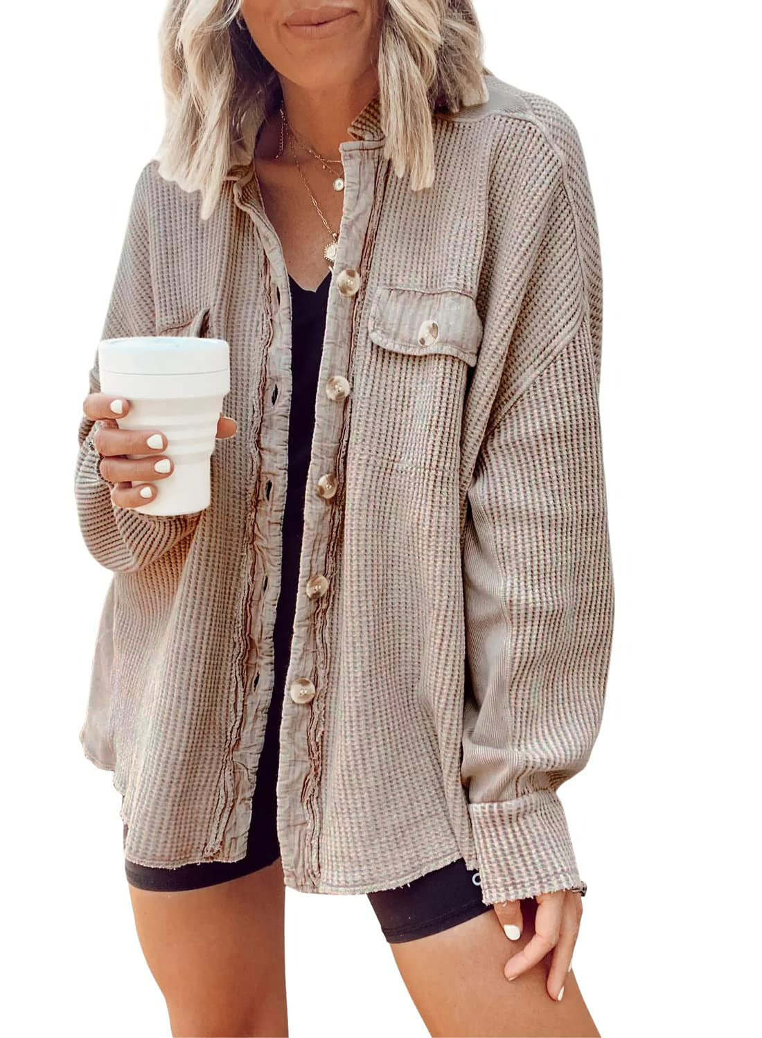 Button Shirt Jacket