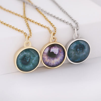 Personalized Eye Customization Pendant Necklace