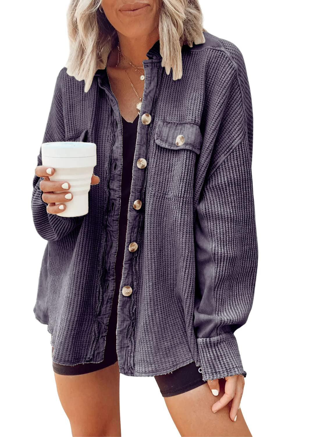 Button Shirt Jacket