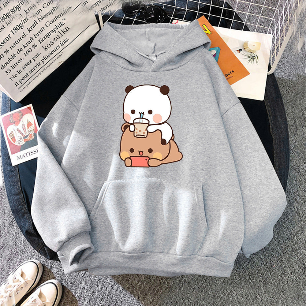 Bubu And Dudu Hoodies For Women Aesthetic Graphic Fun Kawaii